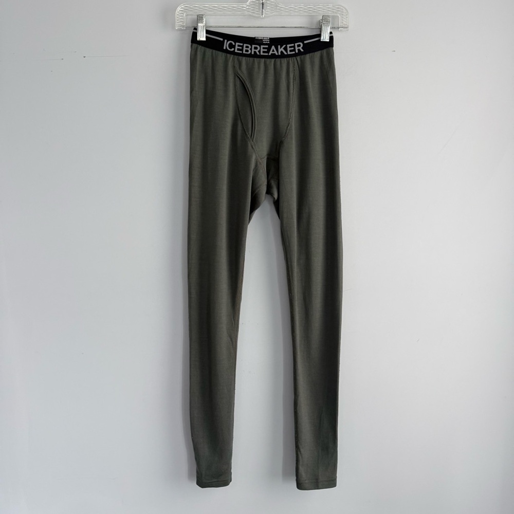Icebreaker Men’s 260 Bodyfit Thermal Leggings Base Layer Merino Wool Pants S - Picture 3 of 14
